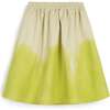 Lurdes Dip-Dyed Midi Skirt With Side Pockets, Dip Lime - Skirts - 5