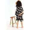 Luana Short Sleeve Tunic, Coração Black - Shirts - 4