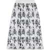 Marlene Pleated Midi Skirt, Flowers Cru - Skirts - 5