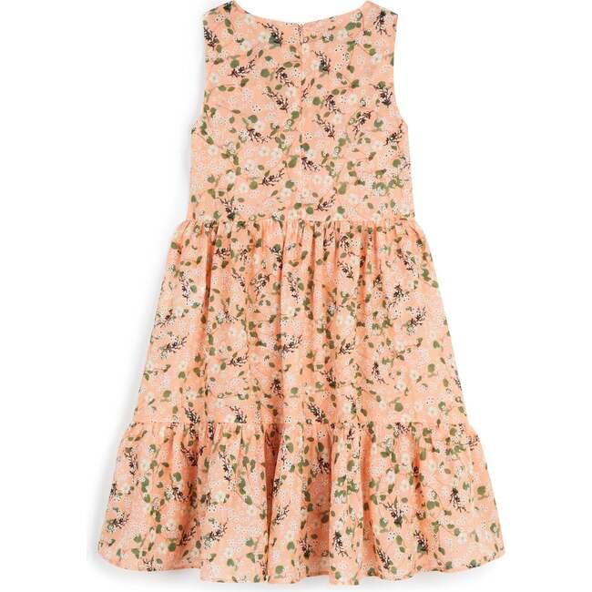 Plácida Sleeveless Dress, Peach Garden - Dresses - 5