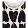 Luana Short Sleeve Tunic, Coração Black - Shirts - 6