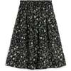 Lurdes Midi Skirt With Side Pockets, Black Garden - Skirts - 5