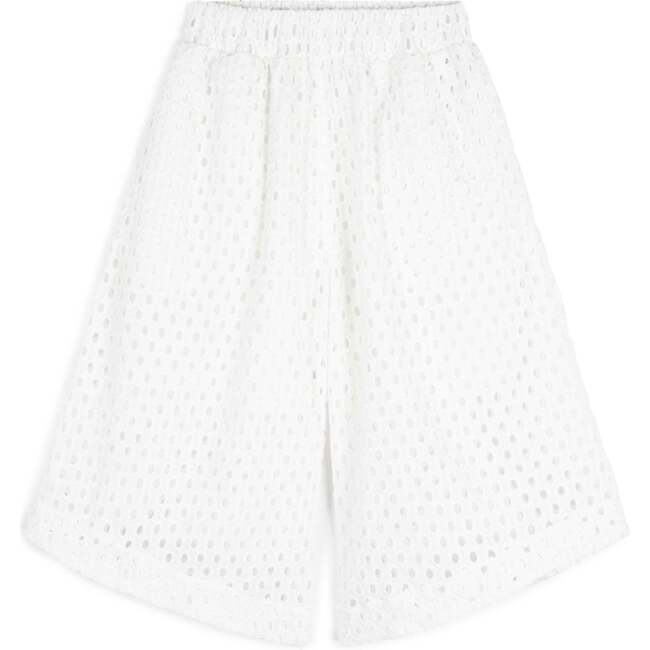 Elsa Embroidered Cropped Trousers, Hoop