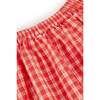 Lurdes Midi Skirt With Side Pockets, Cherry Check - Skirts - 5