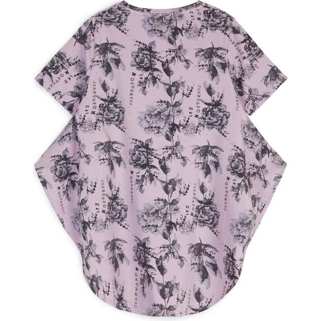 Luana Dyed Short Sleeve T-Shirt, Flowers Lilac - T-Shirts - 5