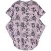 Luana Dyed Short Sleeve T-Shirt, Flowers Lilac - T-Shirts - 5