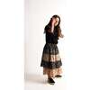 Deolinda Contrasted Panelled Long Skirt, Garden - Skirts - 2