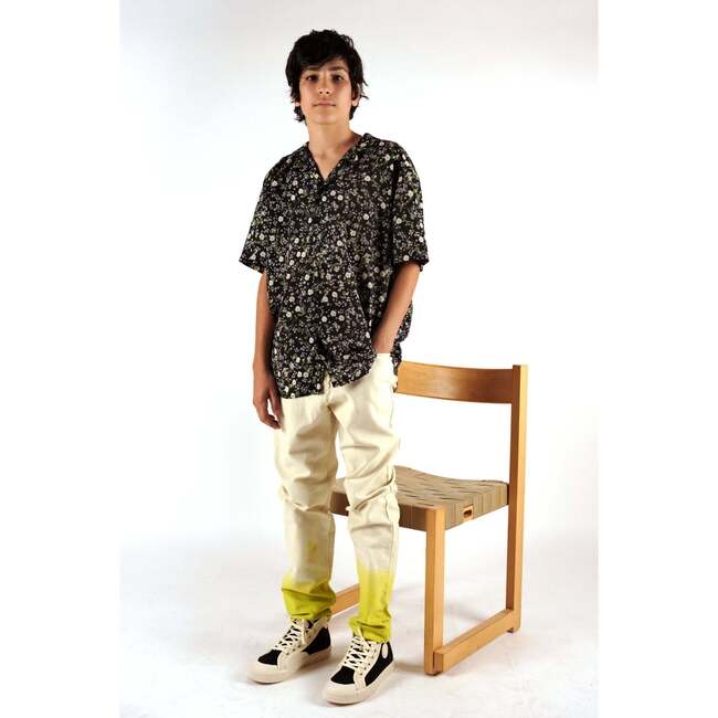 Filipe Dip-Dyed Trousers, Dip Lime - Jeans - 4