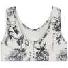 Celeste Sleeveless T-Shirt, Flowers Cru - T-Shirts - 4 - thumbnail