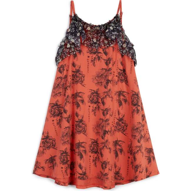 Assunção Dyed Sleeveless A-Line Dress, Flowers Cherry - Dresses - 1