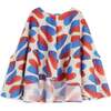 Hortensia Voluminous Cape-Like Blouse, Coração - Blouses - 1 - thumbnail