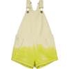 Fátima Dip-Dyed Short Dungarees, Dip Lime - Rompers - 1 - thumbnail