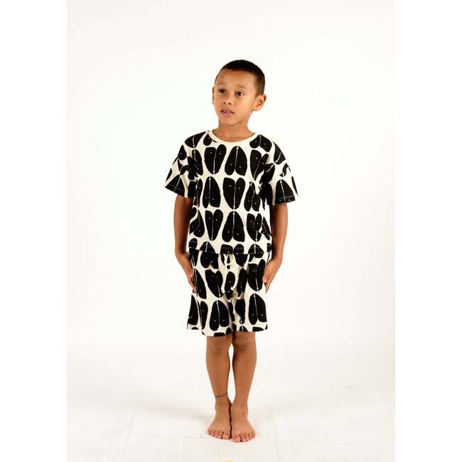 Gisela Short Sleeve T-Shirt, Coração Black - T-Shirts - 2