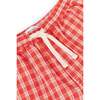 Anselmo Drawstring Shorts, Cherry Check - Shorts - 6