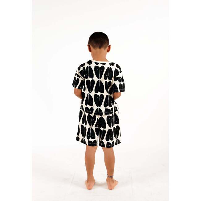 Gisela Short Sleeve T-Shirt, Coração Black - T-Shirts - 3