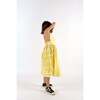 Amarilis Sleeveless Long Dress, Yellow Stripes - Dresses - 2