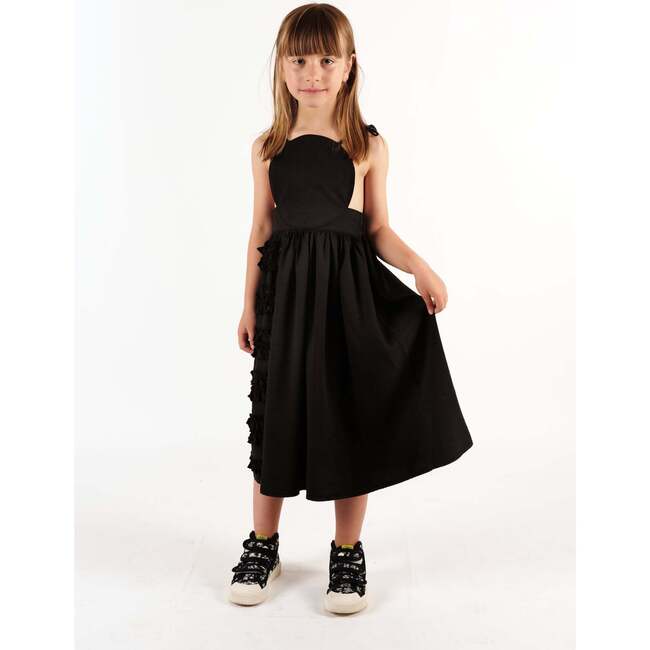 Amarilis Sleeveless Long Dress, Black - Dresses - 2