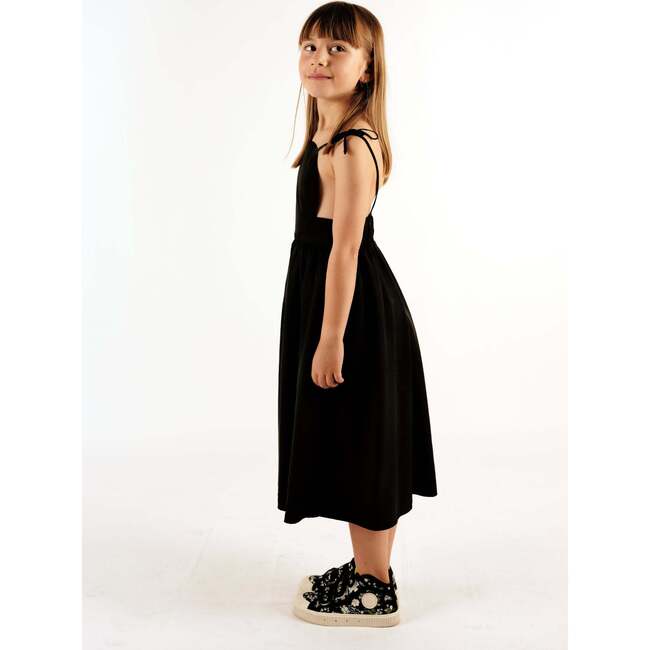 Amarilis Sleeveless Long Dress, Black - Dresses - 4