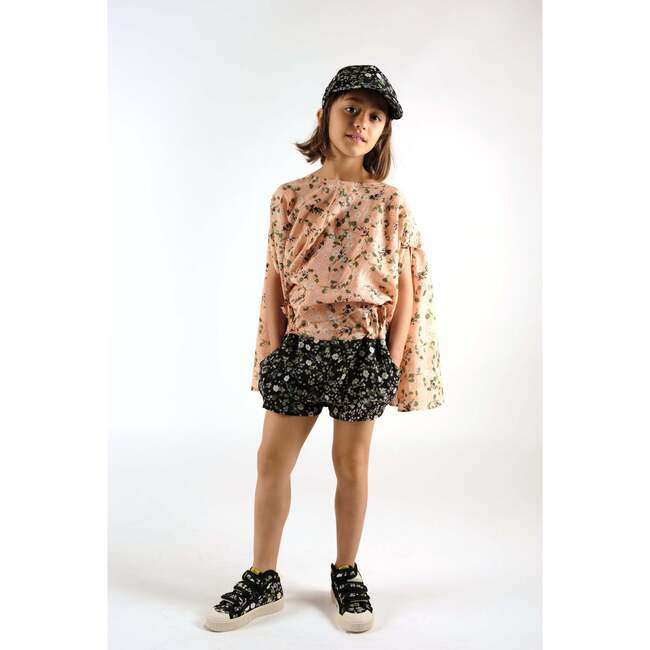 Adolfo Wide Leg Shorts With Paper Bag Waist, Garden - Shorts - 3