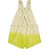 Fátima Dip-Dyed Short Dungarees, Dip Lime - Rompers - 6