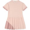 Picol Crew Neck Dress, Pink - Dresses - 1 - thumbnail