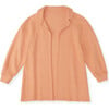 Summer Lapel Collar Waffle Jacket, Peach Bloom - Jackets - 1 - thumbnail