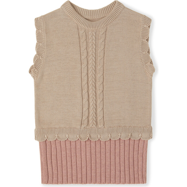 Somerset Sleeveless Recycle Knit Top, Pink