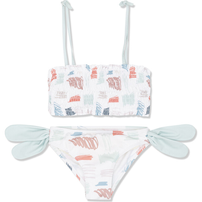Scribble SPF+50 Chlorine Resistant Bikini, Multicolors - Two Pieces - 1