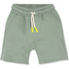 Patches Soft Molleton Short, Green - Shorts - 1 - thumbnail