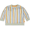 Stripes 2 Ribbed Neck Summer Sweatshirt, Multicolors - Sweatshirts - 1 - thumbnail