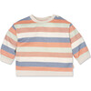 Stripes 1 Ribbed Neck Summer Sweatshirt, Multicolors - Sweatshirts - 1 - thumbnail