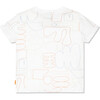 Outline Ribbed Neck Short Sleeve T-Shirt, Prints - T-Shirts - 2