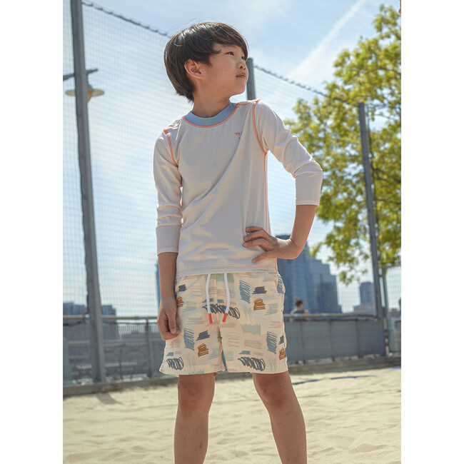 Scribble SPF+50 Chlorine Resistant Trunk, Multicolors - Swim Trunks - 2