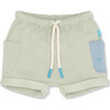 Mc Harem Short With Adjustable Drawstrings, Green - Shorts - 1 - thumbnail