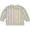 Stripes 2 Ribbed Neck Summer Sweatshirt, Multicolors - Sweatshirts - 3