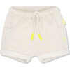 Mc Harem Short With Adjustable Drawstrings, Cream - Shorts - 1 - thumbnail