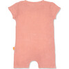 Mc Button Front Linen Romper, Pink - Rompers - 2