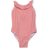 Gingham SPF+50 Chlorine Resistant Swimsuit, Plaid - One Pieces - 1 - thumbnail