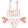 Flowers SPF+50 Chlorine Resistant Bikini, Multicolors - Two Pieces - 1 - thumbnail