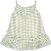 Gingham Linen Summer Dress, Plaid - Dresses - 3 - thumbnail