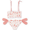Flowers SPF+50 Chlorine Resistant Bikini, Multicolors - Two Pieces - 2
