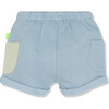 Mc Harem Short With Adjustable Drawstrings, Blue - Shorts - 3