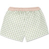 Gingham Soft Molleton Cropped Short, Plaid - Shorts - 3