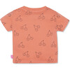 Cherries T-Shirt With Shoulder Snaps, Pink - T-Shirts - 3