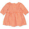 Baby Gingham 3/4 Sleeve Jersey Dress, Plaid - Dresses - 2 - thumbnail