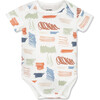 Scribble Bodysuit With Snaps, Prints - Onesies - 1 - thumbnail