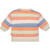 Baby Stripes Ribbed Neck Summer Sweatshirt, Multicolors - Sweatshirts - 2