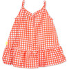 Baby Gingham Linen Summer Dress, Plaid - Dresses - 2 - thumbnail