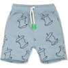 Apple Soft Molleton Short, Blue - Shorts - 1 - thumbnail