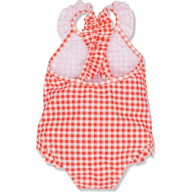 Baby Gingham SPF+50 Chlorine Resistant Swimsuit, Plaid - One Pieces - 2